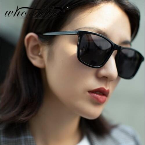 New Vintage Acrylic Frame Square Sunglasses Women Brand Design Fashion Outfit Sun Glasses Men Trendy Shades Eyewear Oculos UV400