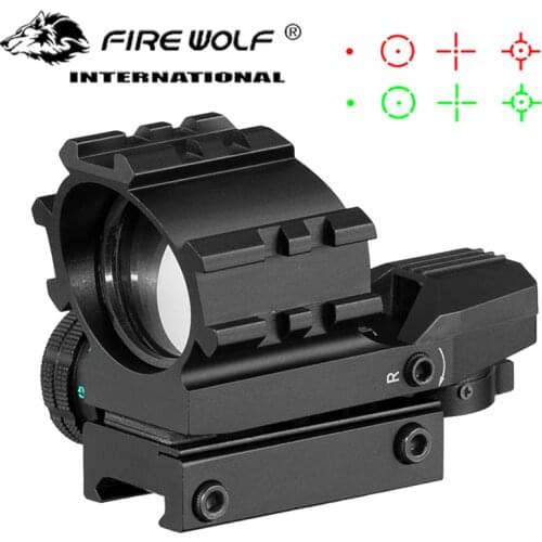 Tactical Hunting Holographic Multi 4 Reticles Pattern Illumination Tactical Red & Green Dot Reflex Sight Scope