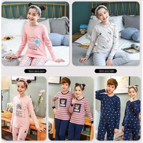 Thin Thermal Underwear Childrens Underwear Student Cotton Base Thermal Underwear