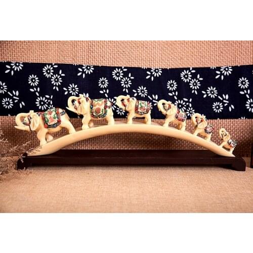 European-style wine cabinets display creative elephant household living room ornaments for wealth wedding gifts auspicious six