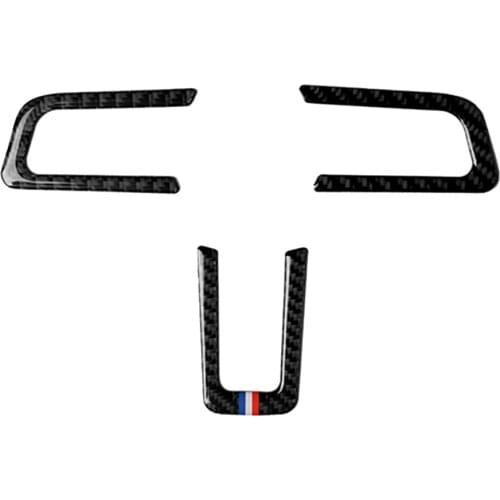 Inner Decoration Car Steering Wheel Covers Trim Case For Ford 15-17