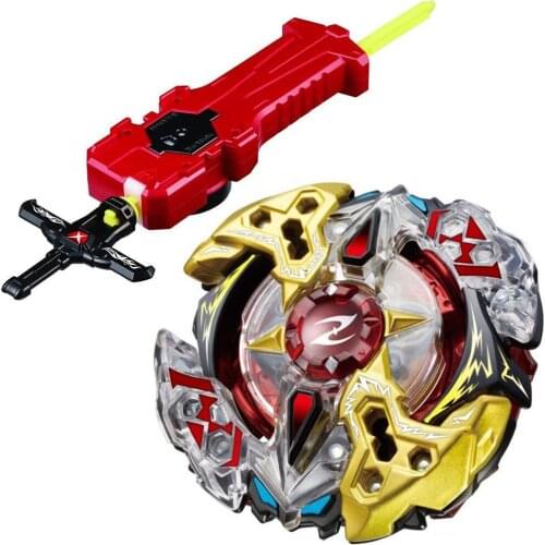 Spinning Top Burst - Puzzle Toy - Stamina Type - 1 X Combat Combination ( 1 Spinning Top + 1 Launcher ) - b90-1 Sword Launcher