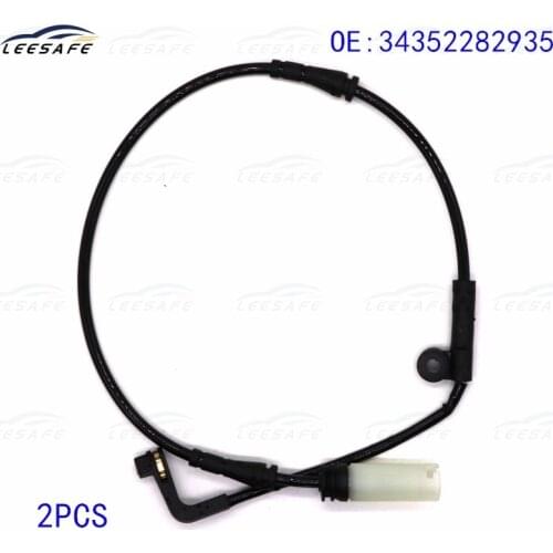 2PCS 34352282935 Front Brake Pad Sensor for BMW 5 E60 E61 M5 for BMW 6 Series E63 E64 M M6 Brake Pad Alarm Line 34352282935