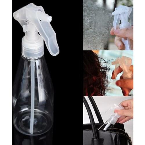 200ML Portable Plastic Spray Bottle Transparent Makeup Moisture Atomizer Pot Fine Mist Sprayer Bottles Hair Hairdressing Tools