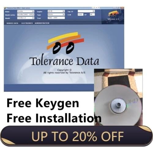 2021 Automatic Diagnostic Software Tolerance Data Auto Repair Data with Free Keygen Unlimited Installation Auto Repair Program