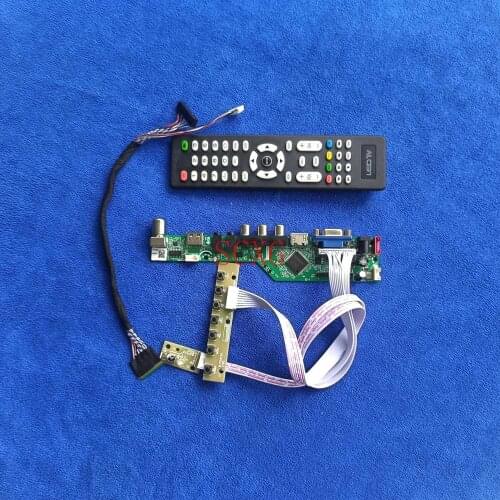 Analog signal DIY Kit LVDS 40-Pin LED LCD 1024*600 VGA USB AV HDMI-compatible For LTN101NT06/LTN101NT07 Display controller board