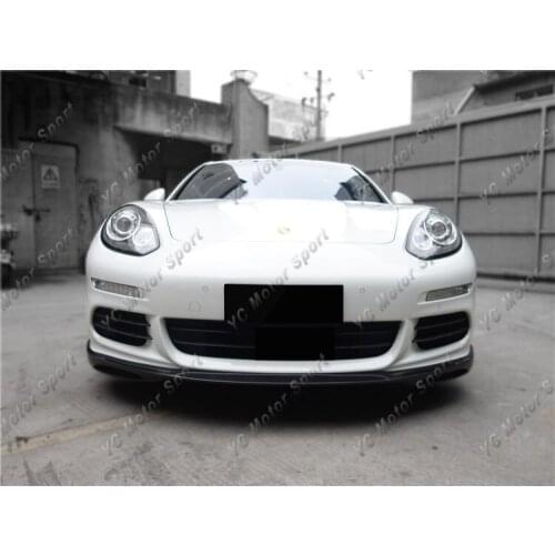 Car Accessories FRP Fiber Glass GMT Style Front Lip Fit For 2014-2016 Panamera 971 Front Bumper Splitter Lip