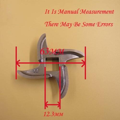Free Shipping Kitchen Appliance Parts High Quality Stainless Steel 12 Type Meat Grinder Knife Meat Grinder Parts