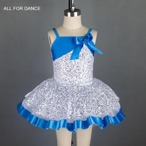 Kid Dance Costume 2 in 1 dance costume ballet tutu girl stage performance ballet costume dance tutu