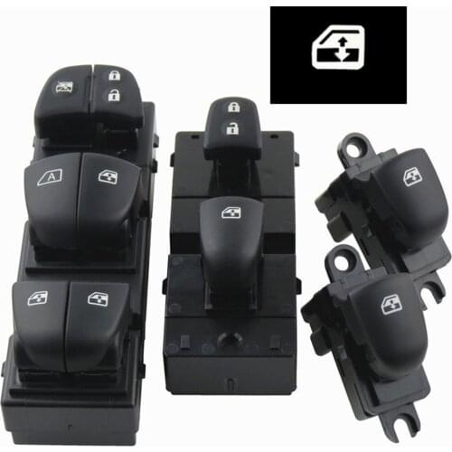 For Nissan Qashqai/Altima/Sylphy/Tiida/X-Trail Auto Power Window Switch/Single Window switch White lamp