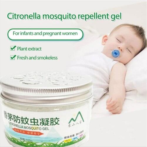 Household Mosquito Repellent Cream For 4 Months Plant Citronella Non-toxic Anti-mosquito Gel Safe For Babies & Adult Repellents