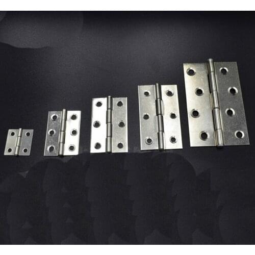 2pcs/set 201 Stainless steel Cabinet Door Hinge Boat Marine Cabinet Butt Hinge 1.0"/1.5"/2.0"/2.5"/3.0"/4 inch Used For Door