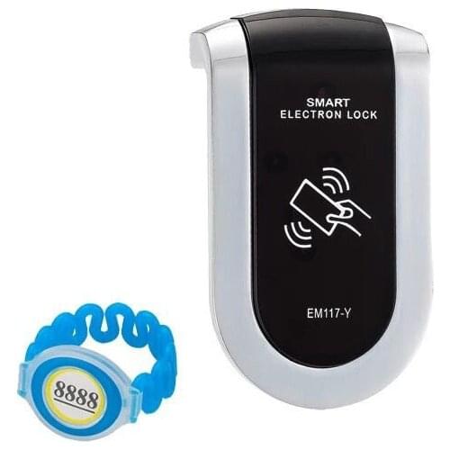Electric RF Card Electronic Hidden Locker Lock RFID Cabinet Lock Electric with Bracelet