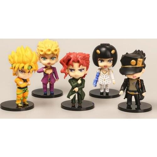 Jojos Bizzare Adventure Anime Figure Vento Aureo Giorno Giovanna Bruno Bucciarati Leone Abbacchio Guido Mista Figure Kids Gift