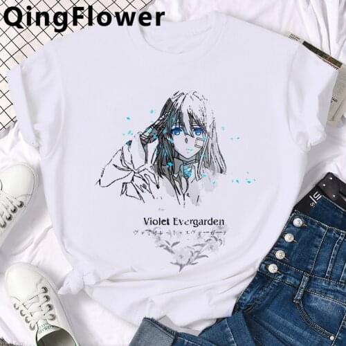 Anime Violet Evergarden tshirt men graphic tees casual tumblr japanese kawaii t shirt harajuku tumblr
