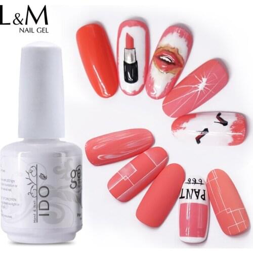 12pcs UV gel Nail Brand Nail Gel Polish Soak Off 15ml Blight Colors Gel