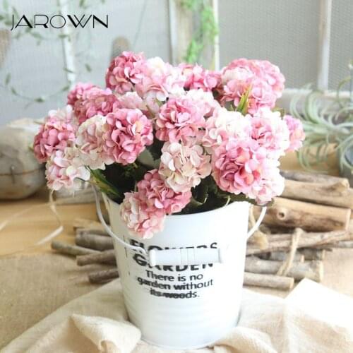JAROWN 10 Head Ball Chrysanthemum Bouquet New Style Wedding Home Decoration Artificial Flowers Silk Flowers Luxury Home Decor