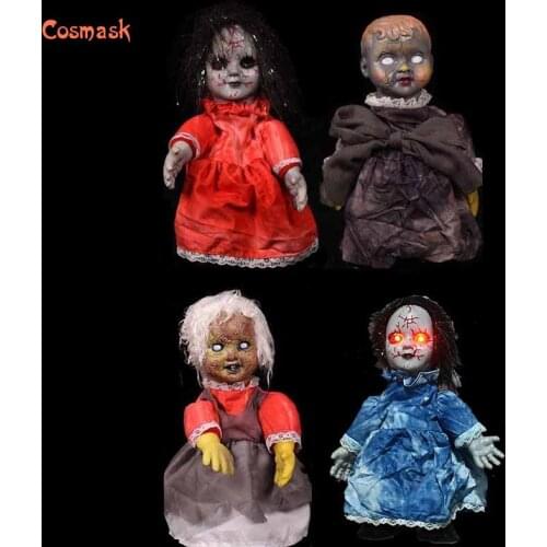 Cosmask Halloween Toys Funny Props Walking Ghost Doll Doll Cute Decoration Luminous Creative Ornaments Layout