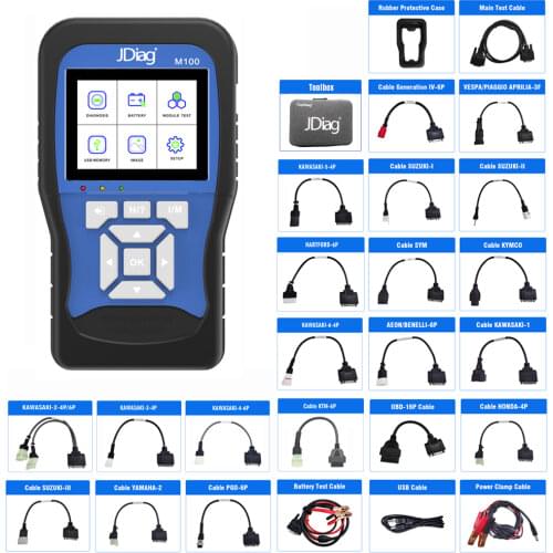 M100 Motorcycle Diagnostic Tool Moto Scanner Universal Motorcycle Scan Tool