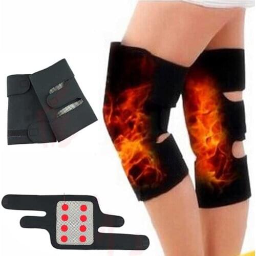 Massage belt Tourmaline Spontaneous Knee Protection Massager Magnetic Therapy knee warm heating pads belt Massager