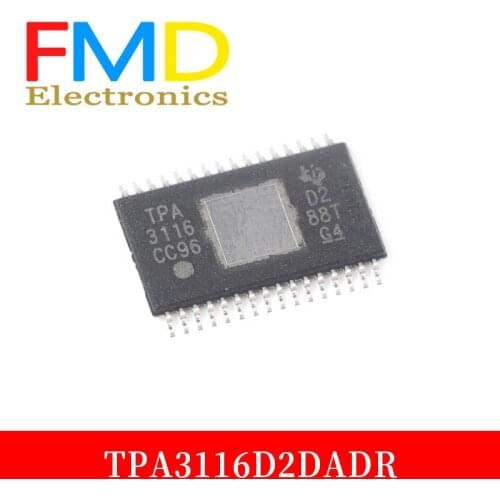 New agent TPA3116D2DADR class D audio power amplifier patch HTSSOP - 32