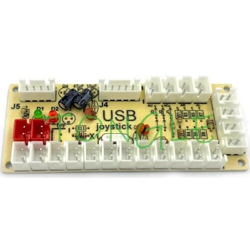 New Zero Delay USB Encoder to PC Joystick and Button For MAME & Fight Stick Controls DIY Arcade Game Kit Parts