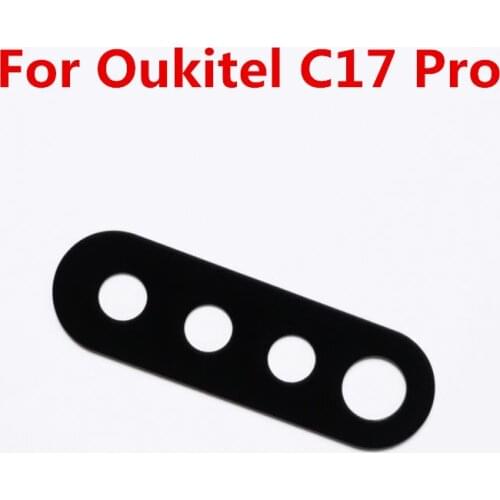 New Original For Oukitel C17 PRO 6.35inch Cellphone Rear Back Camera Lens Glass Cover Spare Parts Accessories