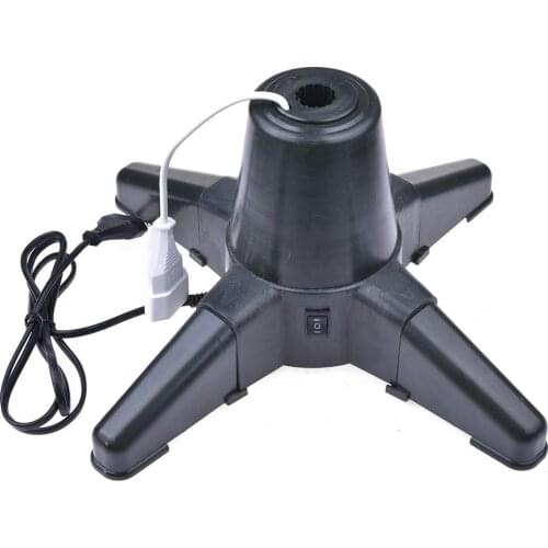 Christmas Tree Stand Electric 360 Degree Rotating Base Christmas Tree Rotating Stand 2020 New Year Christmas Tree Decor EU Plug