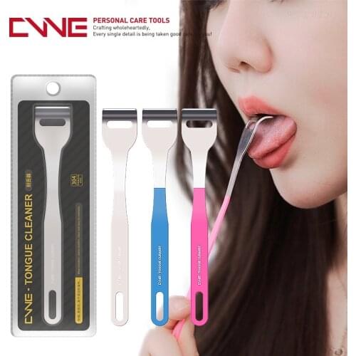 Useful Tongue Scraper Oral Tongue Cleaner Medical Mouth Brush Reusable