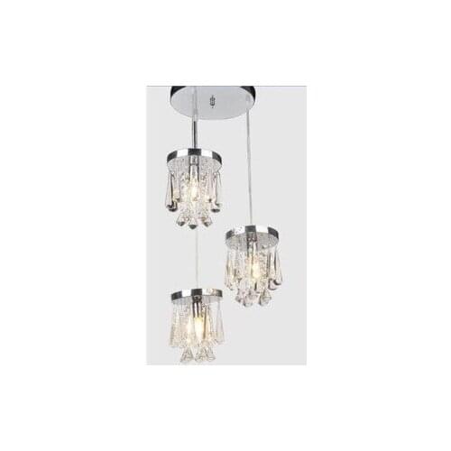 Manufacturers, wholesale crystal lamps aisle entrance terrace restaurant / modern and simple crystal pendant lighting 3