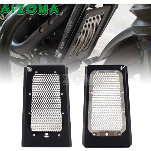 For Harley Softail Standard Duluxe FatBoy Street Bob Sport Glide Breakout Motorcycle Radiator Guard Protector Grille Grill Cover