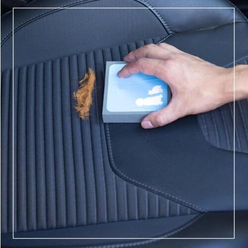 Static Electricity Animal Cat Dog Brush Foam Sponge Pet Hair Fur Remover Cleaner Household Car Seats Beds Mats Cleaning Tools