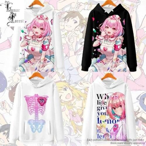 Yumemi Riamu 3D Printing Men/Women Autumn Fashion Japanese Game Hoodies Sweatshirt Long Sleeves Pollover Plus Size