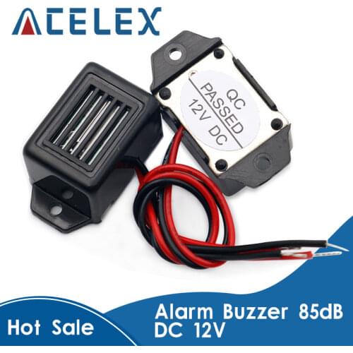 Alarm Buzzer DC 12V 85dB Mini Electronic Alarm Buzzers Constant Tone