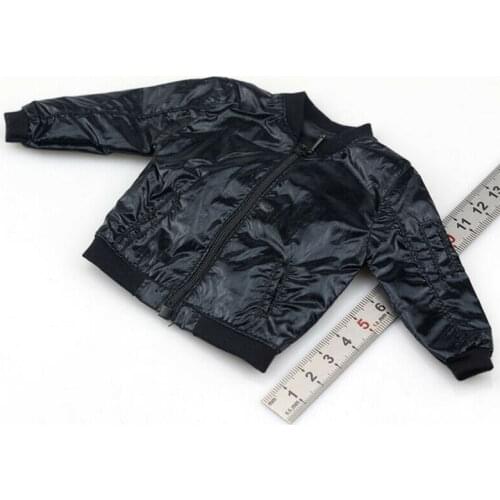 1/6th Black Baseball shirt jacket model For 12" male Figure Doll