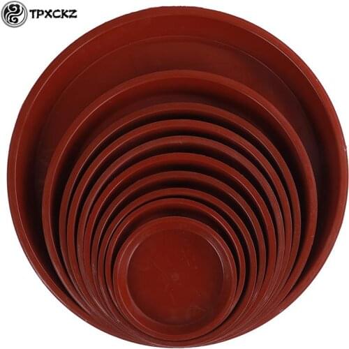1PCS Garden Pot Case Round Shape Plastic Solid Color Garden Pot Saucer Plant Pot Drip Tray Planter Pallet Flower Pot Tray