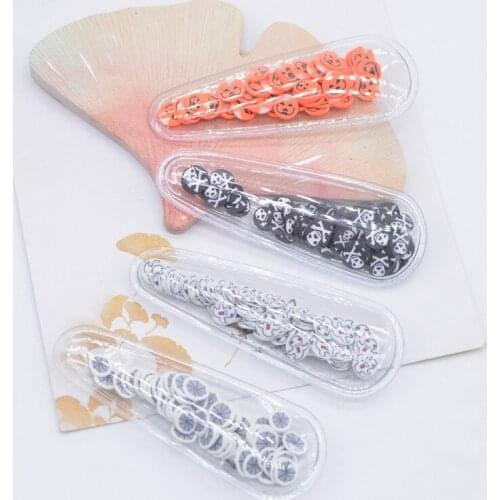 12Pcs 6CM Filling Shake Fruits Animal Halloween Christmas Festival Applique for DIY Headwear Hair Clips Accessories Decor C0