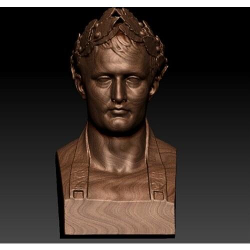 3d model for cnc in STL file format STL The Bust of Napoleon