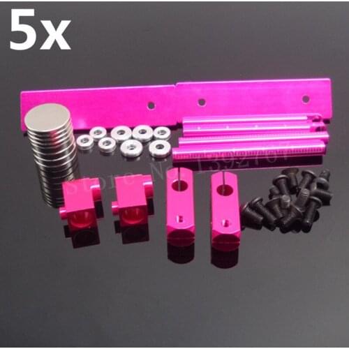 5Sets RC Remote Control Car Shell Strong Magnet Stealth Body Post Contact Shell Column For 1/10 Scale Model Drift Car HSP Sakura