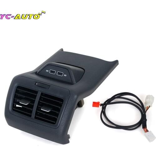 Car Rear Air Outlet Vent Trim Frame A/C Air Vent Outlet Center Armrest With USB For Golf 7 MK7 2013-2017 2019 5GG 864 298B 82V