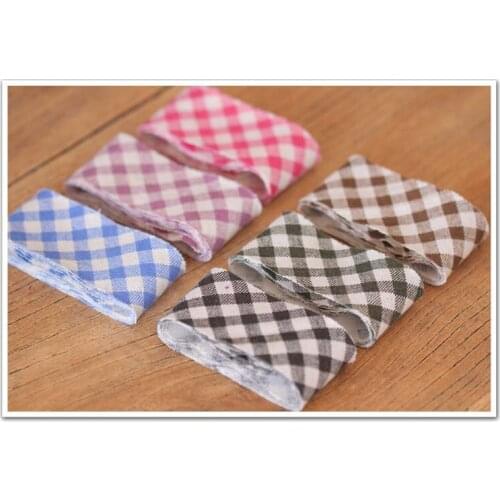 Dailylike Cotton Ribbons Cotton Strips Fabric Ribbon Patchwork Textile for Wrapping Fabric Edges Sewing Fabric DIY Gift Wrapping