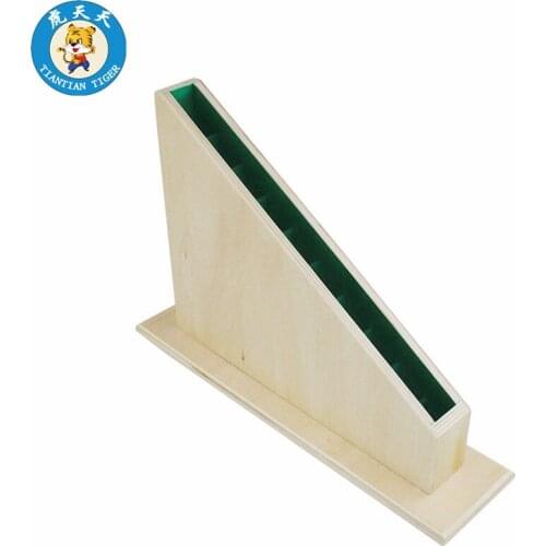 Baby Montessori Educational Wooden Toys Early Childhood Preschool Training Toys Stand For Long Red Rods