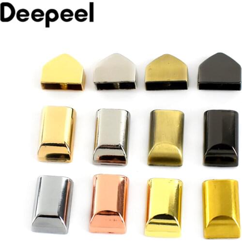 40Pcs Bag Metal Zipper Decoration End Clips Buckles Rope Cord Stopper Screws Handbag Straps Tail Clasp DIY Hardware Accessories