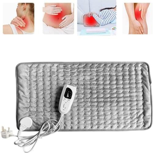 Washable Large Electric Heat Pad Heating Therapy Abdomen Back Pain Relief