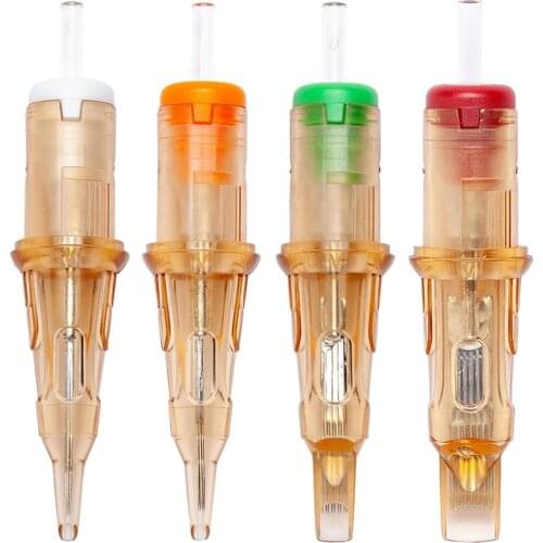 100Pcs 200pcs Mixed Lot EZ V-Select Cartridge Tattoo Needle kits RL RS M1 CM Elastic with Membrane & Precise Positioning System