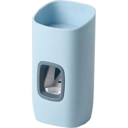 Wall Mount Automatic Toothpaste Dispenser Bathroom Accessories Set Toothpaste Squeezer Dispenser Bathroom Toothbrush Holder Tool