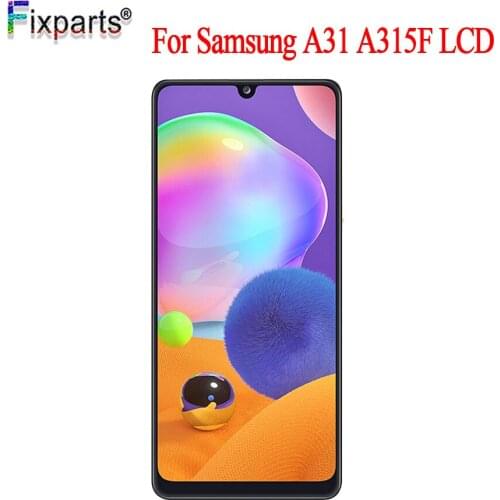 Original 6.4'' Display For SAMSUNG Galaxy A31 A315 SM-A315F SM-A315F/DS LCD Touch Screen Digitizer Assembly For Samsung A31 LCD