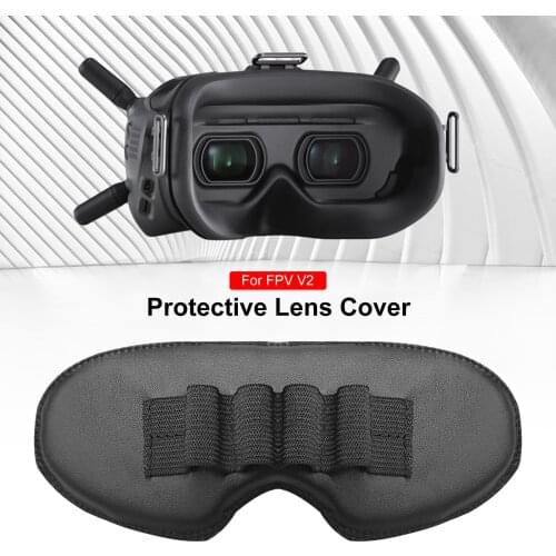 Suitable For DJI FPV V2 VR Glasses Protective Lens Cover Three-in-one Dust-proof And Light-proof Storage Mat
