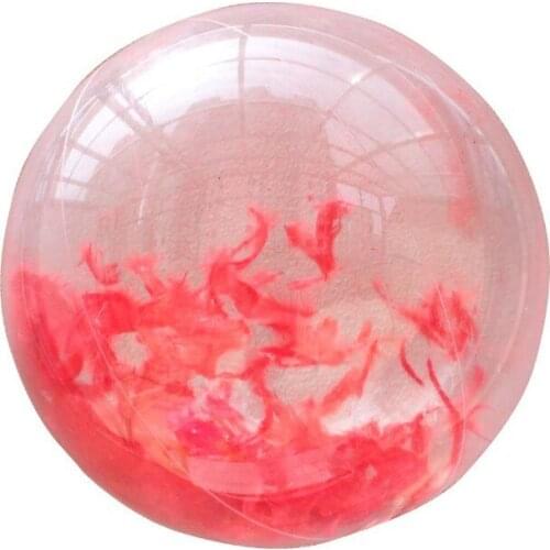 Instagram Popular Nice Inflatable Badminton Beach Ball Transparent Water Playing PVC Photo Props Childrens Swimming Pool Toys