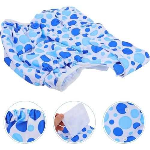 1Pc Simple Diaper Breathable Adult Nappy Washable Menstrual Pants for The Old